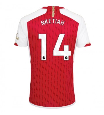 Arsenal Eddie Nketiah #14 Primera Equipación 2023-24 Manga Corta